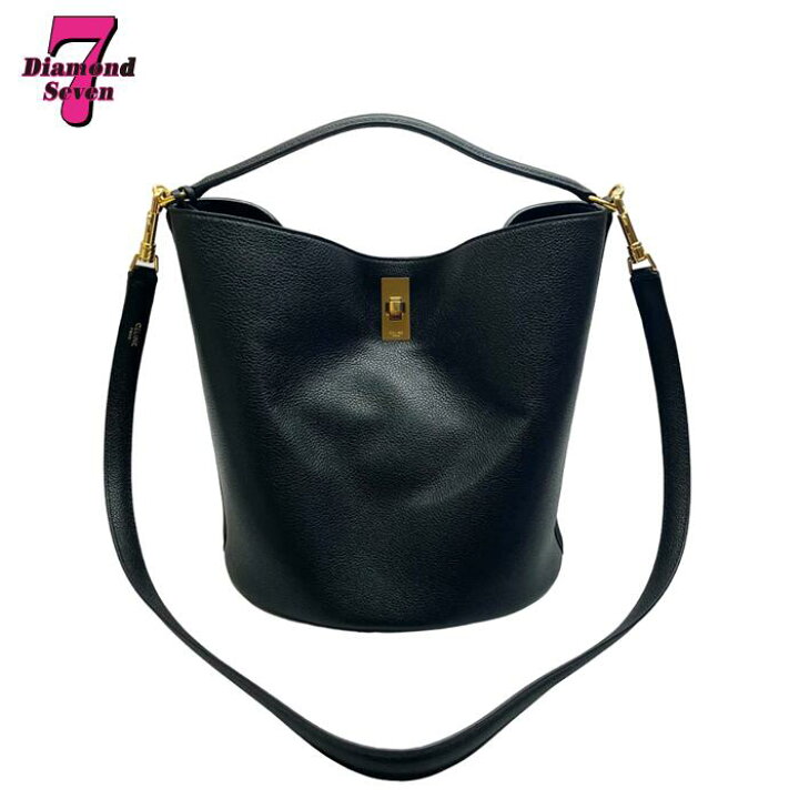 CELINE - 極 美品 希少品 CELINE セリーヌ バケット 16 カーフ レザー  