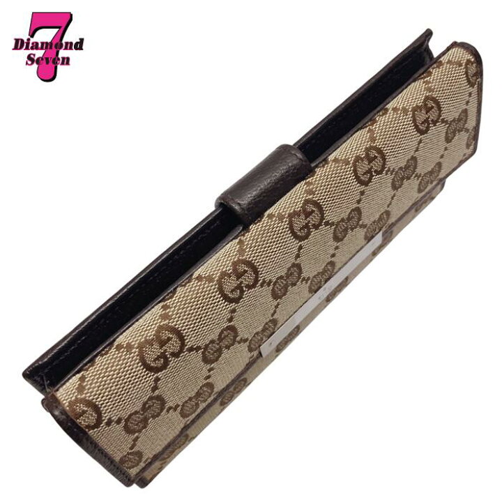 楽天市場】送料無料【中古】極美品 GUCCI グッチ GGキャンバス Wホック 