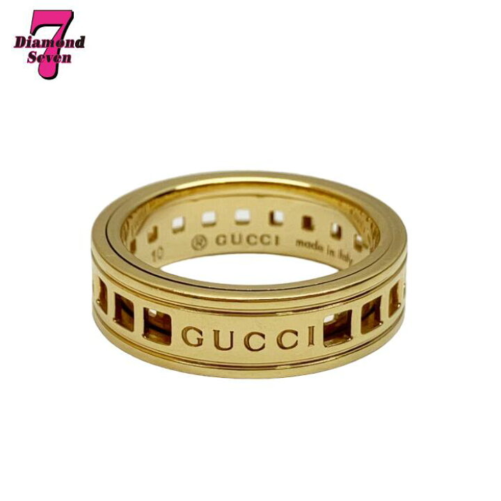 楽天市場】送料無料【中古】極美品 GUCCI グッチ スクロール リング 