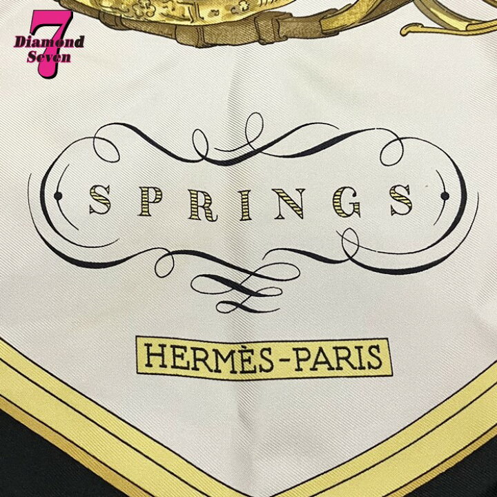 楽天市場】送料無料【中古】極美品 HERMES エルメス カレ 90 SPRINGS 