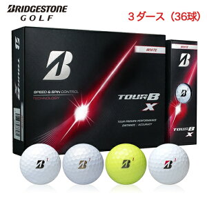BRIDGESTONE GOLF [ �u���a�X�g�� ] TOUR B X GOLF BALL �c�A�[�r�[ �G�b�N�X �S���t �{�[�� 3�_�[�X(36��) �y 2026�N���f�� �z �܂Ƃߔ��� 3�_�[�X�Z�b�g