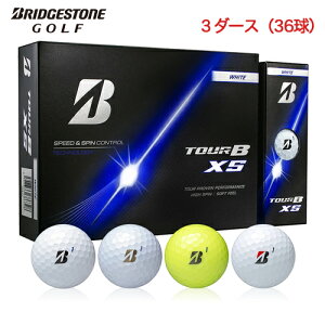 BRIDGESTONE GOLF [ �u���a�X�g�� ] TOUR B XS GOLF BALL �c�A�[�r�[ �G�b�N�X �G�X �S���t �{�[�� 3�_�[�X(36��) �y 2026�N���f�� �z �܂Ƃߔ��� 3�_�[�X�Z�b�g