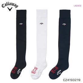 Callaway 【 キャロウェイ アパレル 】 c24193219 ラブキャロウェイ ニーハイソックス (WOMENS)【 2024年モデル 】 ゴルフ ウェア レディース 女性用 おしゃれ かわいい 靴下