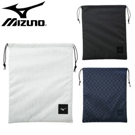 MIZUNO 【ミズノ】 メンズ シューズ袋 5LJS2206 【2022年モデル】 ゴルフ シューズ 収納 巾着