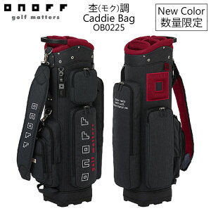 �y���ʌ���z �I�m�t �L���f�B�o�b�O OB0225 BLK �ے� �y 2026�N�J���[�ǉ����f�� �z �S���t�o�b�O �u���b�N 9�^ 47�C���`�Ή� 6���� �y�� 3.1kg ������� ���K�p�ɂ� ONOFF Caddie Bag