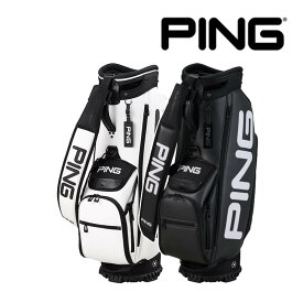 ピン ツアーライト キャディバッグ TOUR LITE CADDY BAG メンズ ホワイト ブラック 白 黒 9.5インチ 3.7kg CB-P223 36233-01 36233-02 スタンドバッグ ゴルフバッグ ゴルフ PING