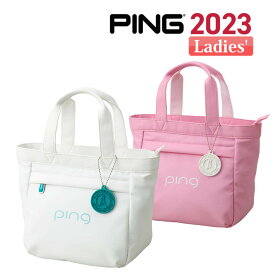 ピン GB-L2302 ソフト PU ラウンドトートバッグ レディース 36852-01 36852-02 PING 【2023年モデル！】 かわいい 女性用 ゴルフ バッグ 手提げ 小物入れ