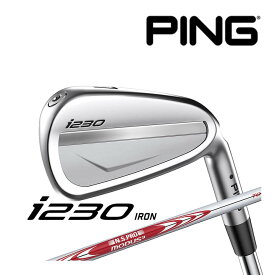 【カスタムフィッティング】 PING 【ピン】 i230 アイアン 6本セット (5l～9l、PW) 右用 N.S.PRO MODUS3 TOUR 115 スチールシャフト[i230 Iron][日本正規品]