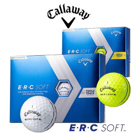 Callaway [キャロウェイ] 2023 ERC SOFT ボール [E・R・C ソフト] Callaway Golf Ball ERC soft ERCソフト ゴルフボール(1ダース：12球)