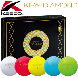 Kasco [キャスコ] KIRA DIAMOND [キラダイヤモンド] ゴルフ ボール (1ダース：12球)