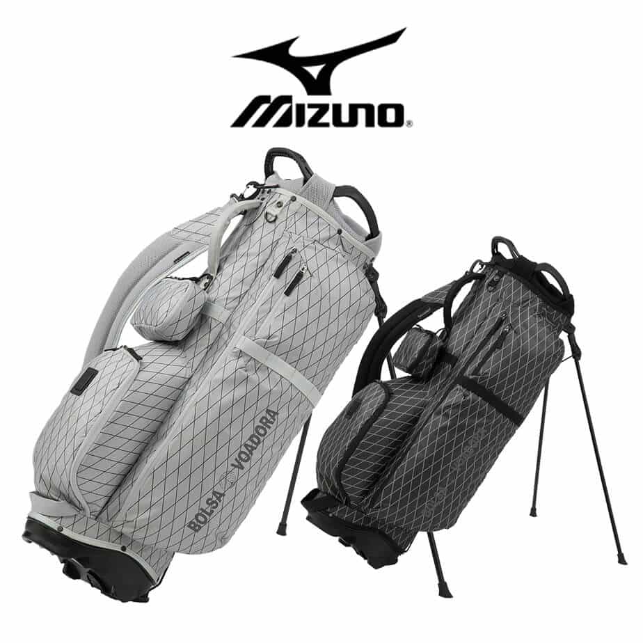 生産完了商品 MIZUNO ミズノ BOLSA スタンド キャディバッグ メンズ レディース 5LJC2238 9.5型 5分割 軽量 ゴルフ  MIZUNO 2023年モデル