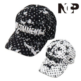 NO COMMENT PARIS (ノーコメントパリ) NC スポーツ 総柄 パンチングキャップ NCP NC SPORTS CAP 帽子 NCP-CP015