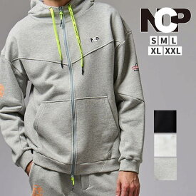 NO COMMENT PARIS (ノーコメントパリ) NC スポーツ フーディージップパーカ－ NCP NC SPORTS HOODY ZIP パーカー フーディー スポーツ アウトドア メンズ 男性 レディース 女性 ユニセックス NCP-HDM0024