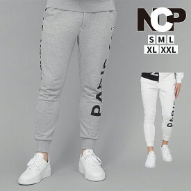 NO COMMENT PARIS (ノーコメントパリ) NC スポーツ スウェットパンツ ビッグロゴ NCP NC SPORTS SWEAT PANTS BIG LOGO ゴルフウェア ゴルフパンツ おしゃれ メンズ 男性 NCP-LPM0004