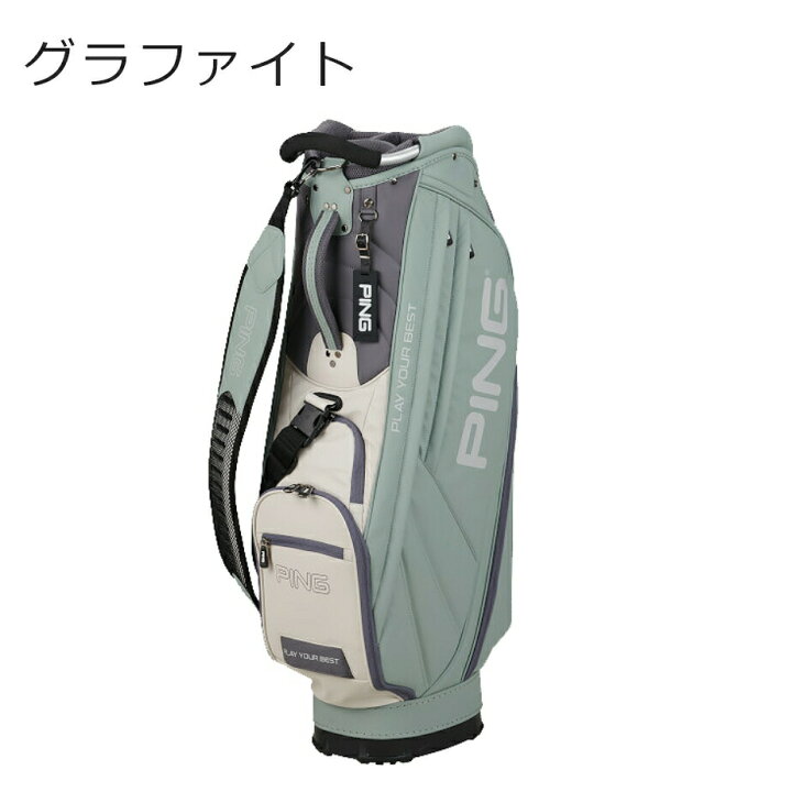 楽天市場】ピン SOFT PU キャディバッグ メンズ グラファイト 