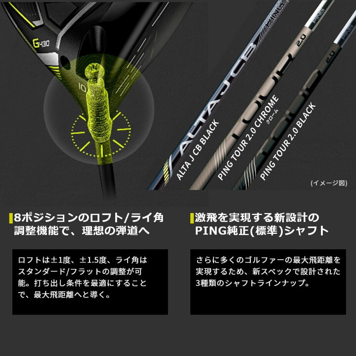 楽天市場】＼セール／ピン G430 MAX マックス ドライバー ALTA J CB 