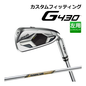 【カスタムフィッティング】 PING [ピン] G430 アイアン 6本セット (I6～9、PW、45) 左用 Dynamic Gold EX TOUR ISSUE スチールシャフト [G430 Iron][日本正規品]