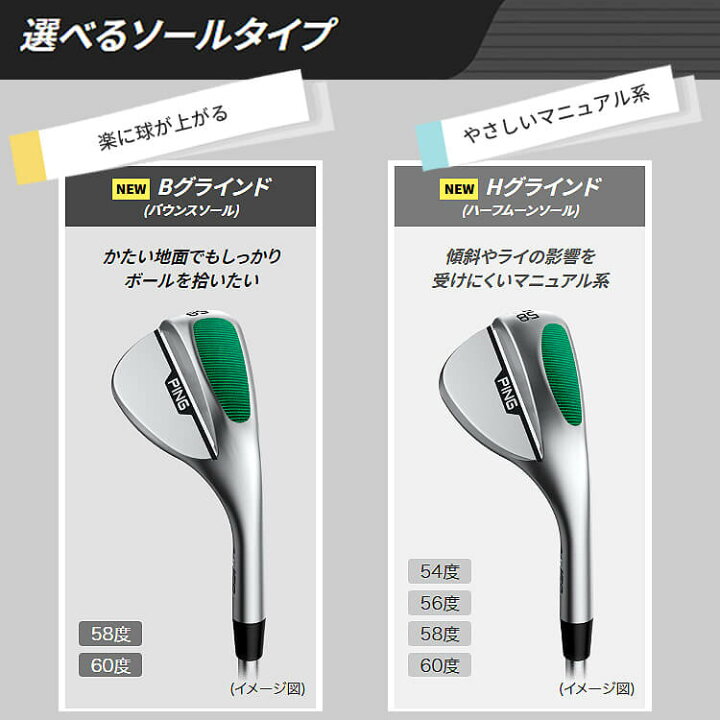楽天市場】【カスタムフィッティング】ピン S159 CHROME WEDGE N.S.PRO 