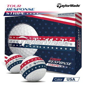 �y���[�\�z�e�[���[���C�h 2026 �c�A�[���X�|���X �X�g���C�v USA �S���t�{�[�� 1�_�[�X(12��) TOUR RESPONSE STRIPE TaylorMade ���{���K�i