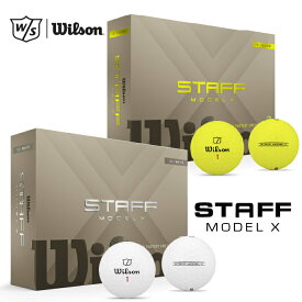 ウィルソン スタッフ モデル エックス ゴルフボール 1ダース(12球) 4ピース 2026年モデル Staff Model X WILSON