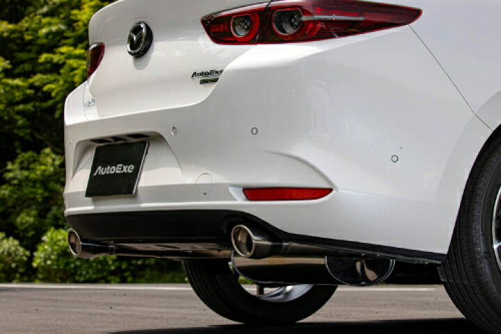 楽天市場】AUTOEXE Premium Tail Muffler マツダ マツダ3 セダン 2WD 