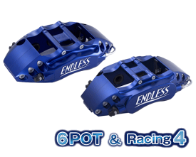 ENDLESS 6POT＆Racing4 SYSTEM INCH UP KIT フロント/リアセット スバル インプレッサ WRX STI 純正ブレンボキャリパー装着車 GVB/GVF用 (ECZAXGVB)【ブレーキキャリパー】エンドレス 6ポット＆レーシング4 システムインチアップキット