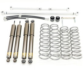 JAOS BATTLEZ LIFT UP SUSPENSION COMPLETE SET VFS ver.A(40) スズキ ジムニーシエラ JB74W用 (A734518Z) 【リフトアップサス】【自動車パーツ】 ジャオス バトルズ リフトアップセット VFS コンプリート