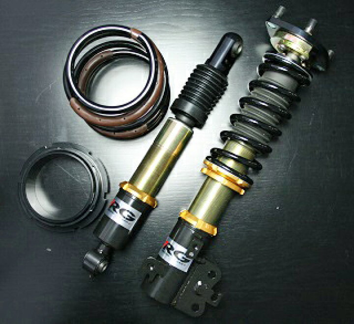 楽天市場 クーポンで100円off Rg レーシングギア Hs Damper ホンダ フィット Gr3用 Hs H84s 車高調 自動車パーツ Racing Gear Hsダンパー 矢東タイヤ