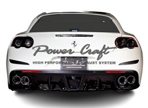 �p���[�N���t�g �n�C�u���b�h�G�L�]�[�X�g�}�t���[�V�X�e�� �t�F���[�� GTC4���b�\�p (P-FE1100101)�y�}�t���[�z�y�����ԃp�[�c�zPOWER CRAFT HYBRID EXHAUST MUFFLER SYSTEM