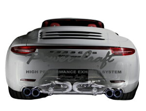パワークラフト ハイブリッドエキゾーストマフラーシステム ポルシェ 911 カレラ/カレラS 純正オプション スポーツエキゾースト仕様 991MA用 (P-PO580101)【マフラー】【自動車パーツ】POWER CRAFT H