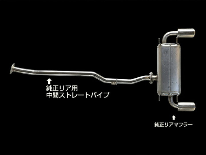 楽天市場】パワークラフト 中間ストレートパイプ トヨタ GR86用 (P 