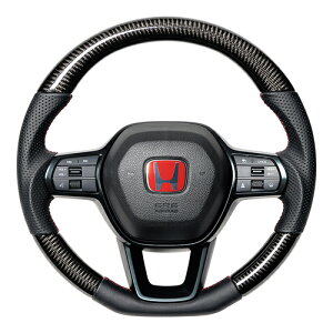 REAL STEERING �I���W�i���V���[�Y �z���_ �V�r�b�N �^�C�v R FL5�p �J���[�F�u���b�N�J�[�{�� (FL5-BKC-RD)�y�n���h���z�y�����ԃp�[�c�z���A�� �X�e�A�����O