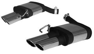 REMUS レムス SPORTS LABEL アウディ S4 アバント(8K)/S5(8T)用 左右丸ダブル(049208 0556L/049208 0556R)【eマーク適合品】