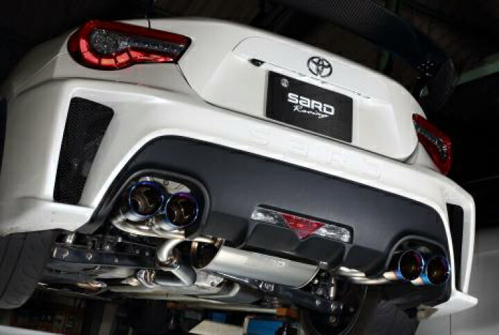 楽天市場】SARD Su-Z - ALL STAINLESS MUFFLER トヨタ 86 ZN6用 
