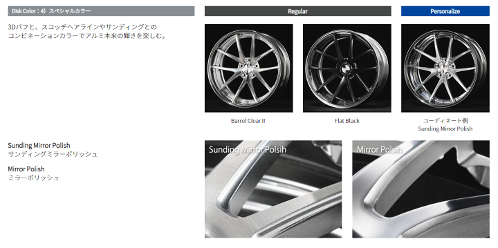 楽天市場】ホイール： TWS Reizend WS05 ホイールサイズ： 8.5J