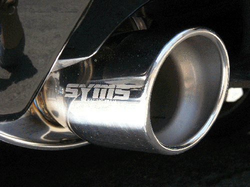 シムスレーシング リヤマフラー スバル インプレッサアネシス NA車 GE2/GE3/GE6/GE7 B〜C型用  (Y0800GE013)【マフラー】【自動車パーツ】Syms Racing Rear Muffler | 矢東タイヤ