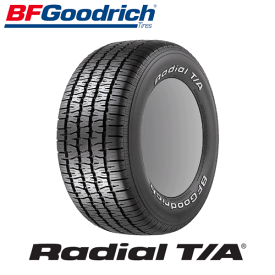 【タイヤ交換対象】BF Goodrich RADIAL T/A 195/60R15 87S 【195/60-15】 【新品Tire】ビーエフグッドリッチ タイヤ ラジアルティーエー レイズドホワイトレター