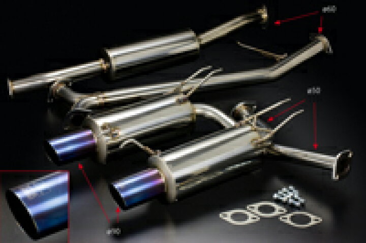 アコード CL7用ステンレス製カスタムマフラーf*u様 アコード ユーロR 