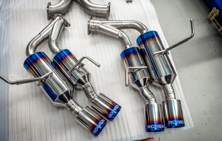 楽天市場】ROWEN PREMIUM01TR HEAT BLUE TITAN スバル WRX STI VAB用 