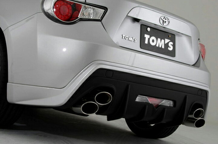 楽天市場 Tom S Rear Under Spoiler トヨタ 86 Zn6用 トムスマフラー用 素地 品番 Tzn60 Z 法人直送のみの対応 エアロ トムス リヤアンダースポイラー 矢東タイヤ