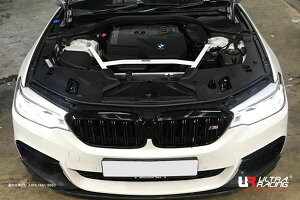 Ultra Racing �t�����g�^���[�o�[BMW 5�V���[�Y G30 JA20/JA20P/JR20�p (TW4-4046)�y�⋭�p�[�c�z�y�����ԃp�[�c�z�E���g�����[�V���O Front Tower Bar