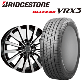 メルセデスベンツ EQC(N293)用 タイヤ銘柄： ブリヂストン ブリザック VRX2 タイヤサイズ： 235/55R19 ホイール： アルミホィール スタッドレスタイヤ ホイール4本セット【19インチ】