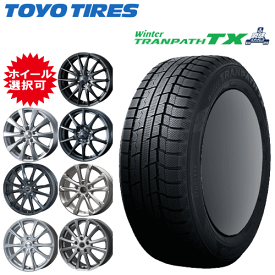 国産車用 タイヤ銘柄： トーヨー ウィンター トランパス TX タイヤサイズ： 185/65R15 ホイール： オススメアルミホィール スタッドレスタイヤ ホイール4本セット【15インチ】