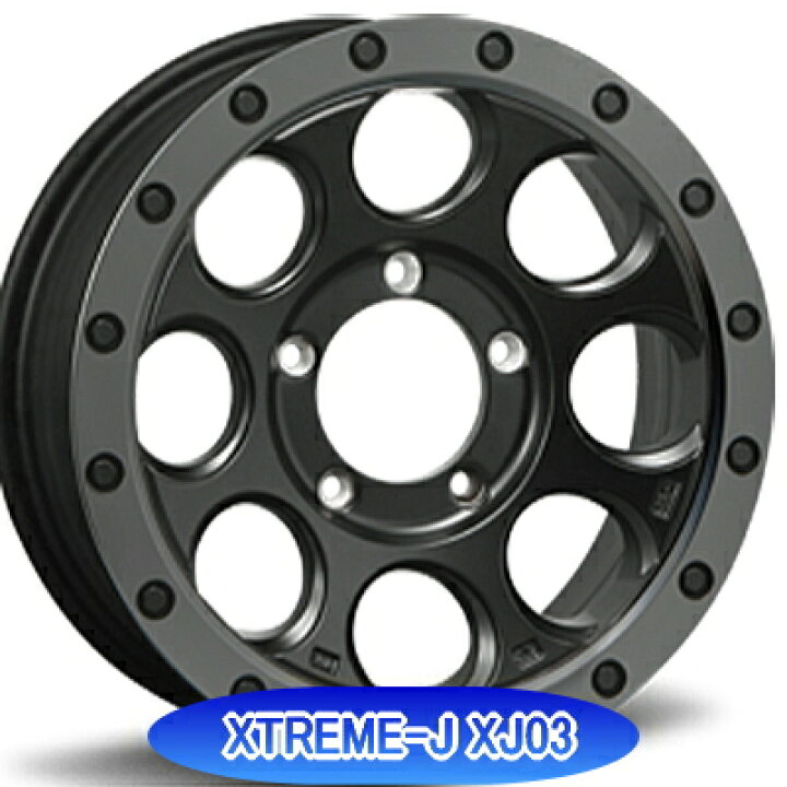 楽天市場】ホイール： MLJ XTREME-J XJ03 ホイールサイズ： 5.5J-16 