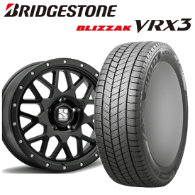 レクサス LX570(URJ201W)用 タイヤ銘柄： ブリヂストン ブリザック VRX3 タイヤサイズ： 285/50R20 ホイール： MLJ XTREME-J XJ04 8.5J-20 スタッドレスタイヤ ホイール4本セット【20インチ】