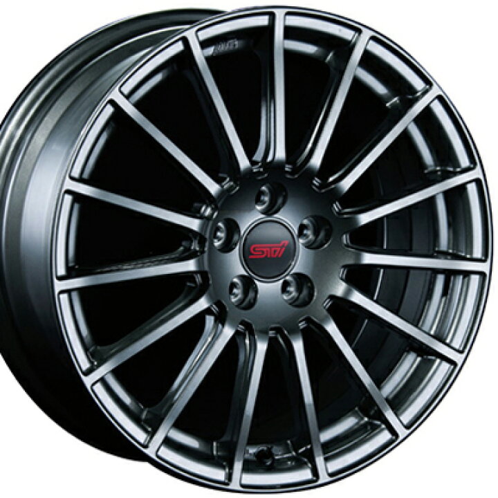 楽天市場】ホイール： スバル純正 STI ホイールサイズ： 7.5J-18 