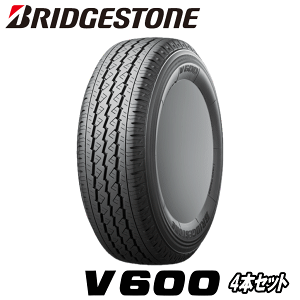 165R14 8PR V600 4�{�Z�b�g �y�^�C�������\�z BRIDGESTONE TIRE V600 �y165-14�z �u���a�X�g�� �^�C�� �V�i �g���b�N�E�o���p�^�C�� 14�C���`