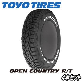 サマータイヤ 4本セット 185/85R16 105/103N LT 片側ホワイトレター 【185/85-16】 TOYO TIRES OPEN COUNTRY R/T トーヨー タイヤ オープンカントリー RT 【新品Tire】【個人宅配送OK】 スズキ ジムニーのカスタムにオススメ