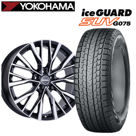 ランドローバー レンジローバー(LK/L123)用 タイヤ銘柄： ヨコハマ アイスガード SUV G075 タイヤサイズ： 285/45R22 ホイール： アルミホィール スタッドレスタイヤ ホイール4本セット【22インチ】