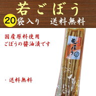 若ごぼう 国産 上沖産業 150g×20点 送料無料 漬物 業務用 まとめ買い用
